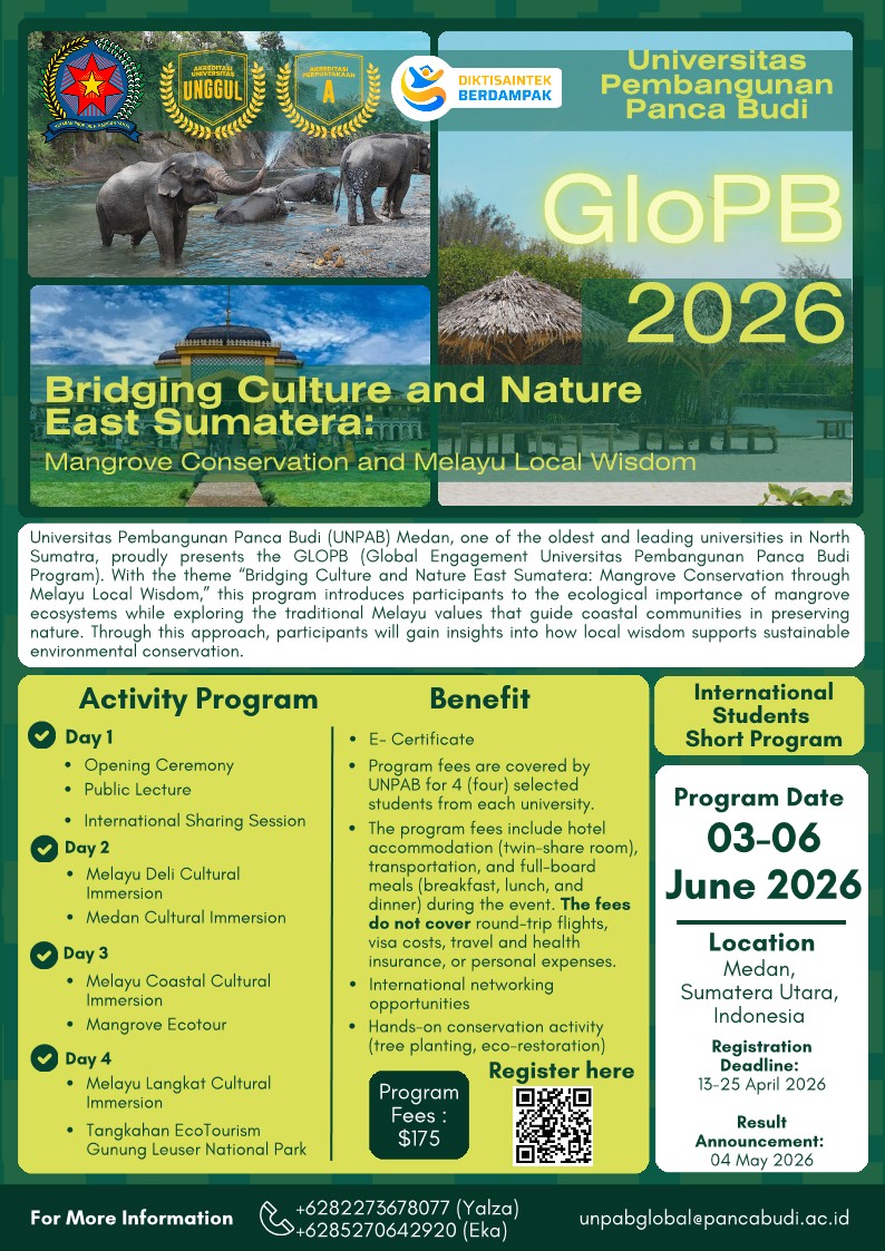 GLOPB 2026: Bridging Culture and Nature East Sumatera
